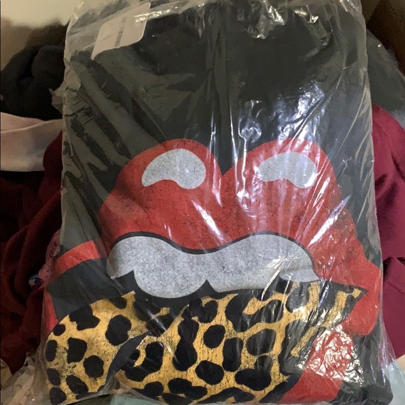 Rolling Stones Tongue Hoodie black free people - Picture 4 of 6